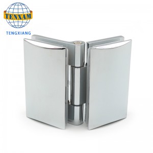 Čína Výrobce vysoce kvalitní sklona sklo 180 stupňů zinečnat slitiny sprchové dveře závěs